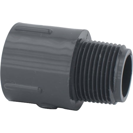 Charlotte Pipe And Foundry 3/4 In. Schedule 80 Male PVC Adapter PVC 08109  0800HA